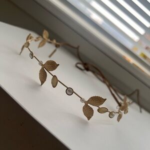 Avigail Adam Artisan Crafted Hair Wreath 14K gold plated NEW without tags